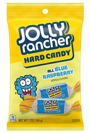 Jolly Rancher Hard Candy Blue Raspberry Gyümölcsös cukorka 198g