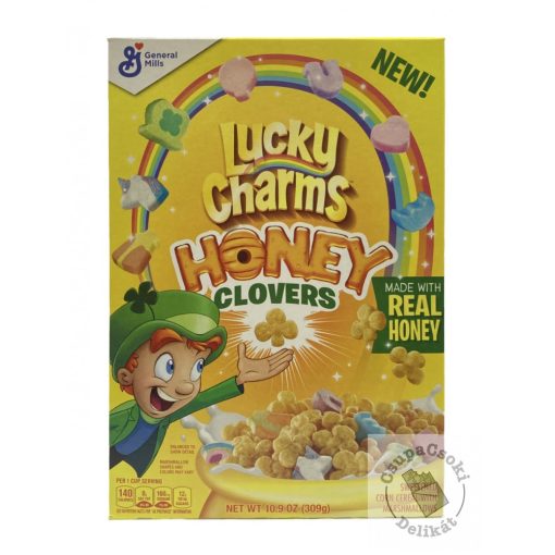 Lucky Charms Honey Clovers Mézes gabonapehely pillecukorral 309g