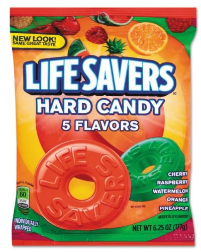 Lifesavers Hard Candy 5 Flavors Cukorka 177g