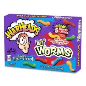 WarHeads Lil' Worms Cukorka 99g 