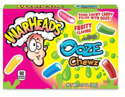 WarHeads Ooze Chews Box Gumicukor 99g