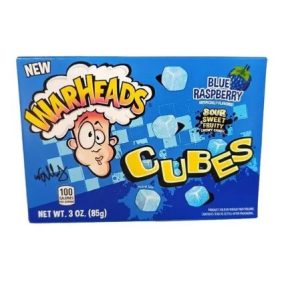 WarHeads Cubes Blue Raspberry Cukorka dobozban 85g