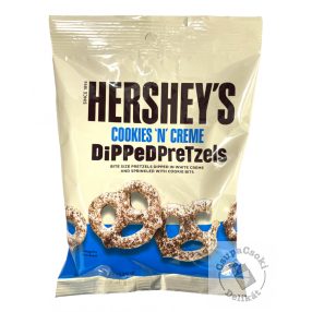    Hershey's Cookies&Creme Pretzels Fehércsokis perec 120g