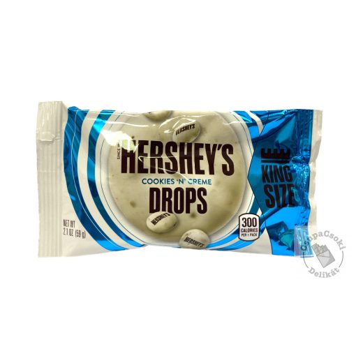 Hershey's Cookies 'N' Creme Drops Fehércsokoládé drazsé kekszes töltelékkel 59g