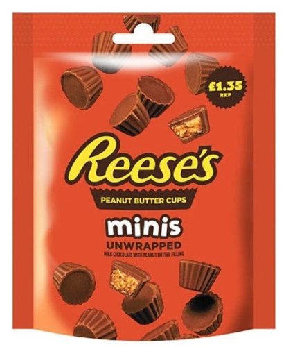 Reese's Minis Zacskós Tejcsokoládés mini kosárkák 68g