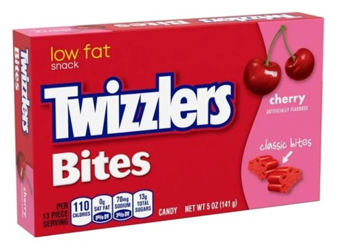 Twizzlers Cherry Bites Box Gumicukor 141g