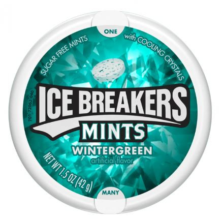 IceBreakers Wintergreen Mentolos cukorka 42g