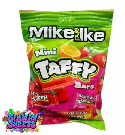 Mike and Ike Mini Taffy Bars 108g