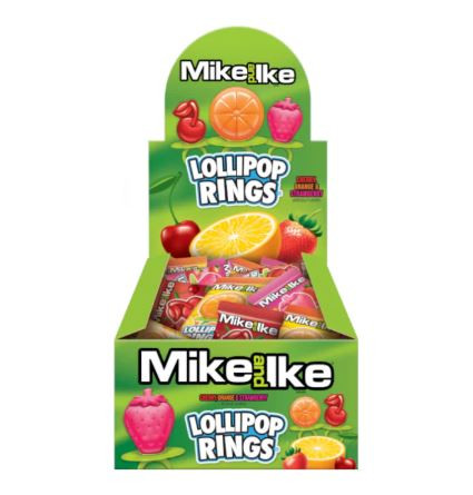 Mike and Ike Lollipop Rings 12g