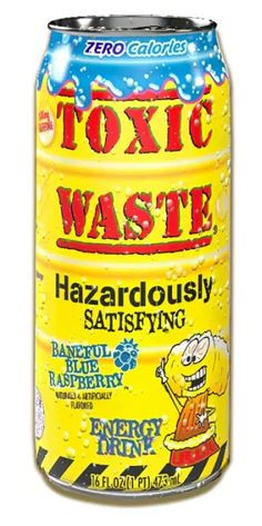 Toxic Waste Energy Drink Blue Raspberry Energiaital 473ml