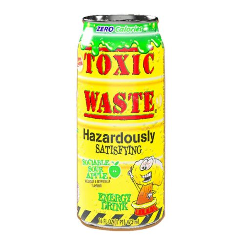 Toxic Waste Energy Drink Sour Apple Energiaital 473ml