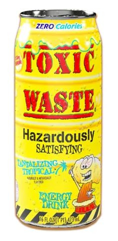 Toxic Waste Energy Drink Tropical Energiaital 473ml