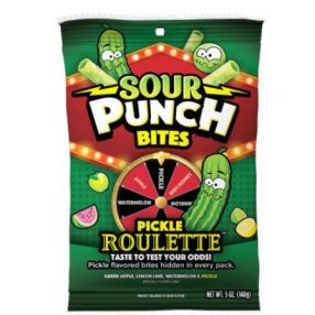 Sour Punch Pickle Roulette savanyú gumicukor 140g