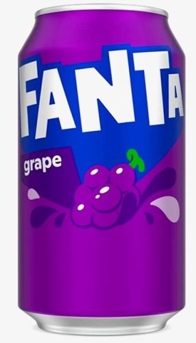 Fanta Grape Szőlő ízesítésű szénsavas amerikai üdítő 355ml