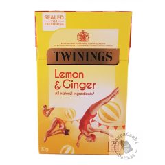  Twinings Lemon&Ginger Gyümölcstea citrommal és gyömbérrel 20 filter, 30g