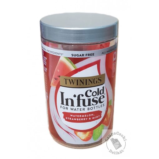 Twinings Cold Infuse Gyümölcstea dinnye-eper-menta, hideg vízhez 12 filter, 30g