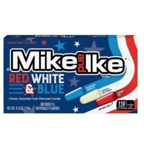 Mike and Ike Red, White & Blue Cukorka válogatás 120g