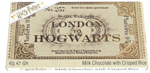 Jelly Belly Harry Potter London to Hogwarts Vonatjegy tejcsookládé puffasztott rizzsel 42g
