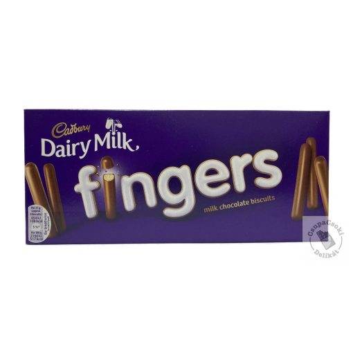 Cadbury Fingers Kekszrudacskák tejcsokoládéval bevonva 114g