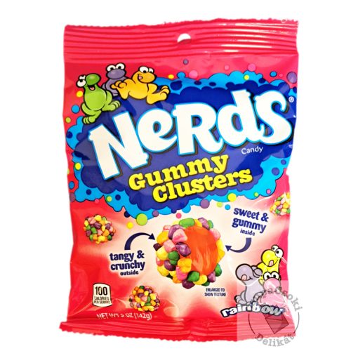 Nerds Gummy Clusters Rainbow Cukorka 141g