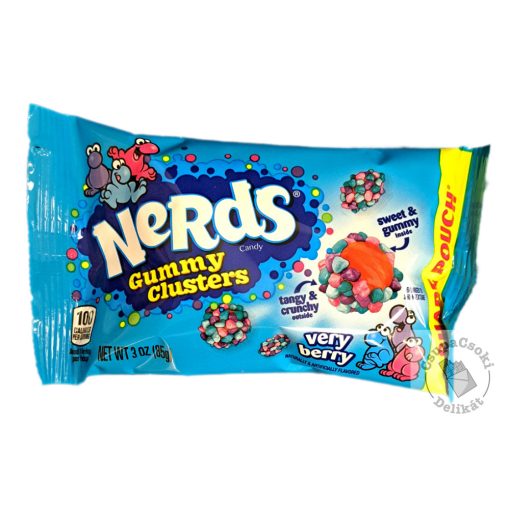 Nerds Gummy Clusters Very Berry Cukorka 85g