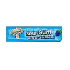 WarHeads Sour Gum Blue Raspberry 5 Sticks 12,5g