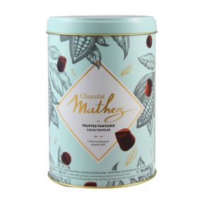 _Mathez Pastel Tin Blue Macaroon trüffel 500g
