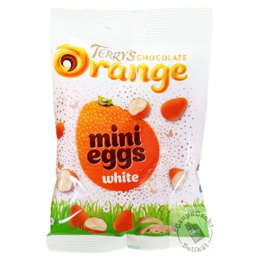 Terrys Mini Eggs White Narancsos fehércsokoládé tojások 80g