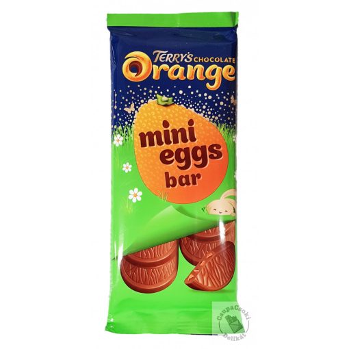 Terrys Mini Eggs Narancsos tejcsokoládé táblás 90g