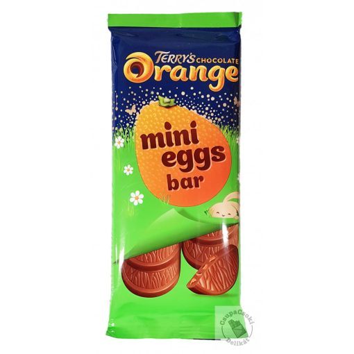 Terrys Mini Eggs Narancsos tejcsokoládé táblás 90g