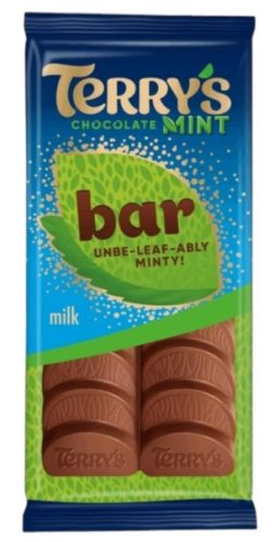 Terry's Chocolate Mint Mentás tejcsokoládé táblás 90g