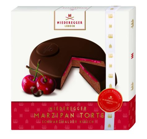 Niederegger Marzipan Torte Kirsch Marcipán torta cseresznyével 185g