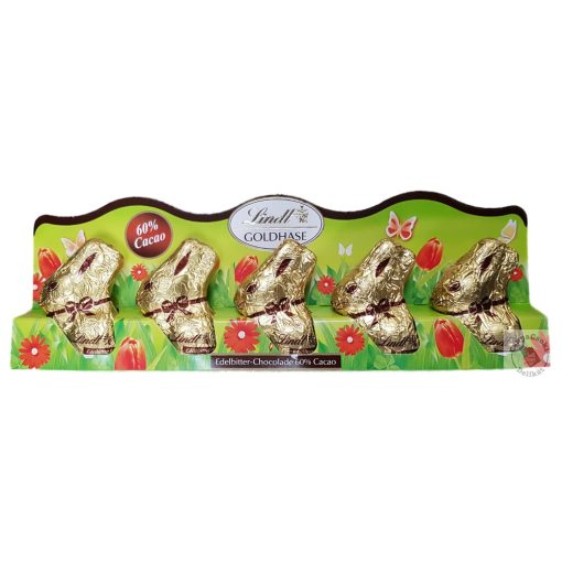 Lindt Gold Bunny Húsvéti étcsoki nyuszi 5x10g
