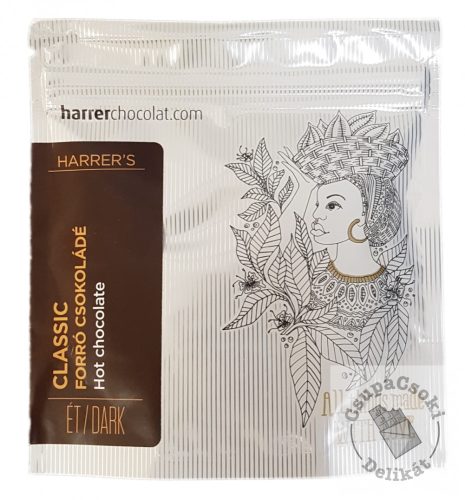 Harrer Classic étcsokoládé őrlemény forró csokoládé készítéséhez 60g