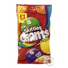   Skittles Fruits Giants Cukorka gyümölcsös ízesítéssel 125g