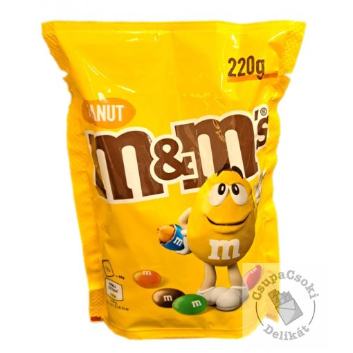  M&M's Peanut Tejcsokoládé drazsé mogyoróval 220g