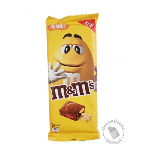 M&M's Peanut Táblás tejcsokoládé mogyoróval 165g