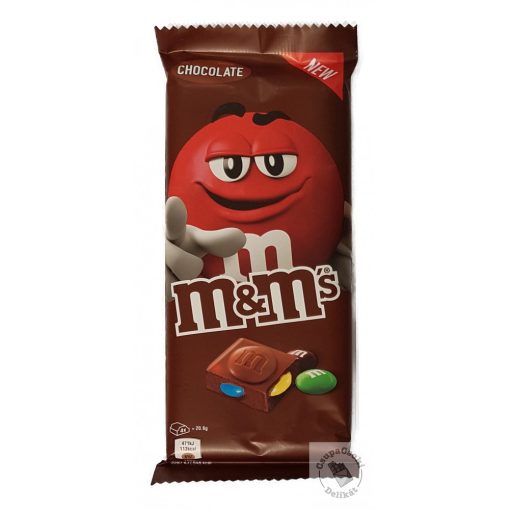 M&M's Chocolate Táblás tejcsokoládé csokidrazséval 165g