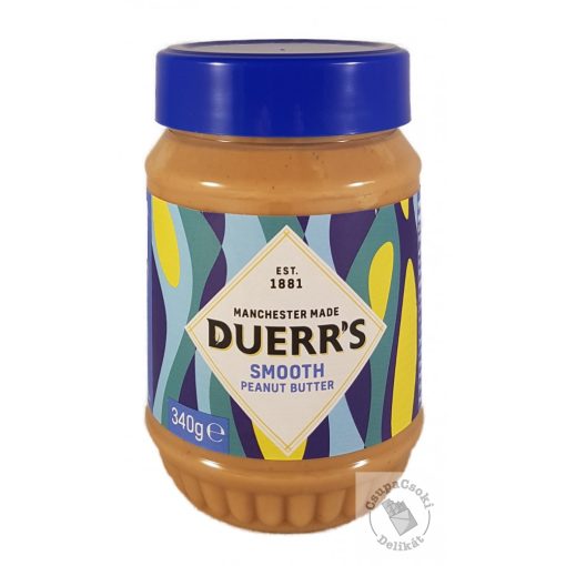 Duerr's Smooth Peanut Butter Mogyoróvaj 340g