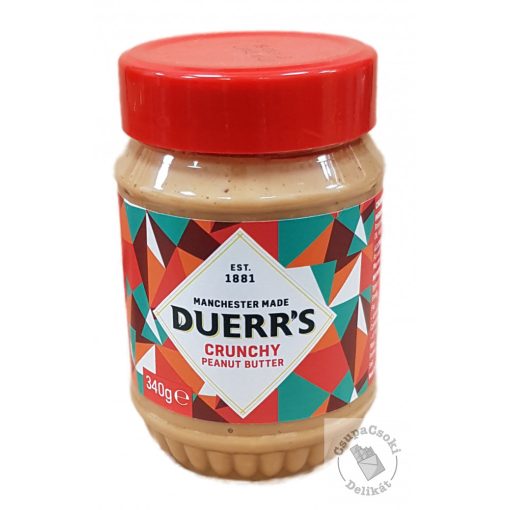 Duerr's Crunchy Peanut Butter Mogyoróvaj 340g