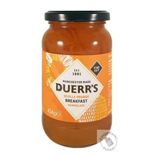Duerr's Seville Orange Breakfast Marmalade Narancslekvár 454g