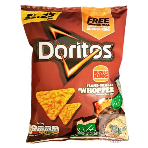 Doritos Flame-Grilled Whopper Kukorica chips 70g
