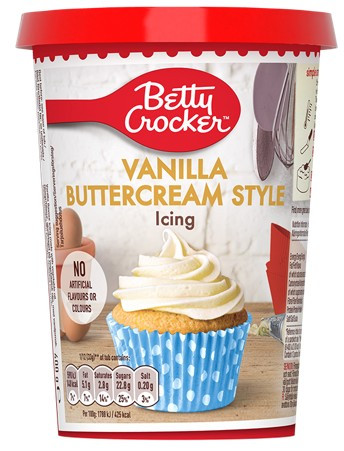 Betty Crocker Vanilla Buttercream Icing 400g