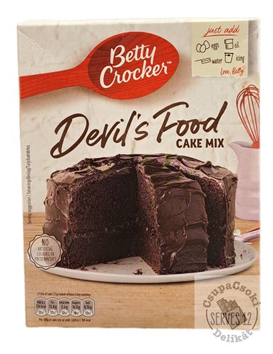 Betty Crocker Devil's Food Cookie Mix Süteménypor 425g