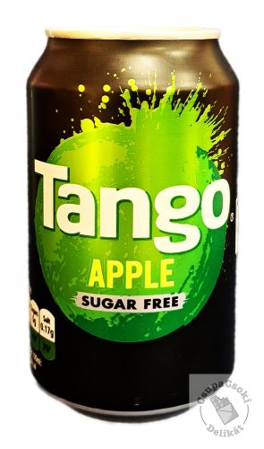 Tango Apple Sugar Free Szénsavas üdítő, cukormentes, édesítőszerekkel 330ml