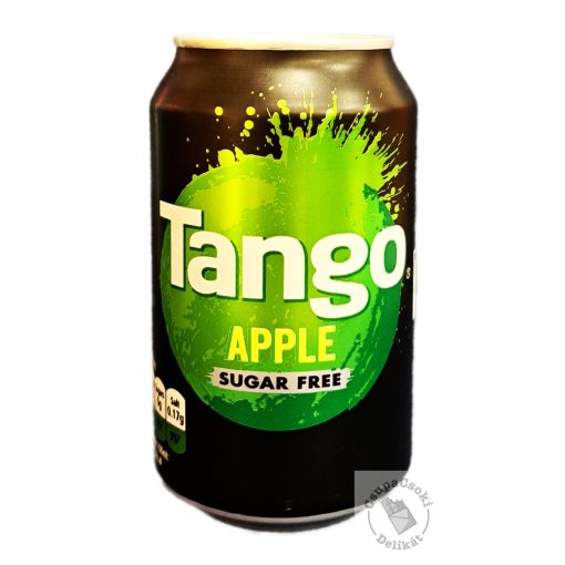 Tango Apple Sugar Free Szénsavas üdítő, cukormentes, édesítőszerekkel 330ml