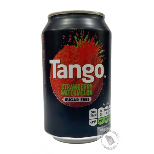 Tango Strawberry/Watermelon Cukormentes szénsavas üdítő 330ml