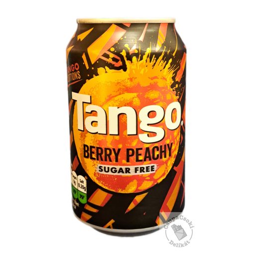 Tango Berry Peachy Cukormentes szénsavas üdítő 330ml