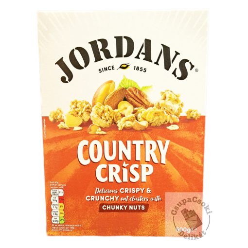 Jordans Country Crisp Chunky Nuts Gabonapehely többféle dióval 500g