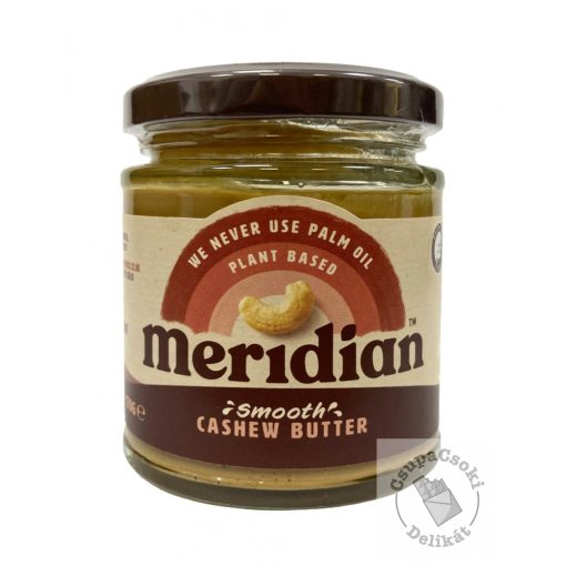 Meridian Smooth Cashew Butter Kesudió krém hozáadott cukor nélkül 170g
